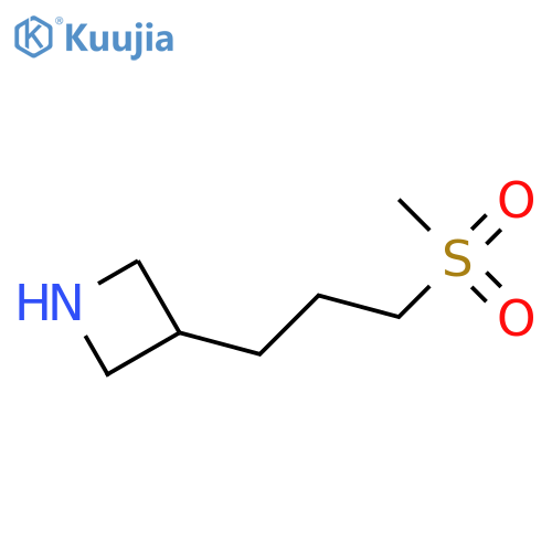 3-(3-methanesulfonylpropyl)azetidine structure