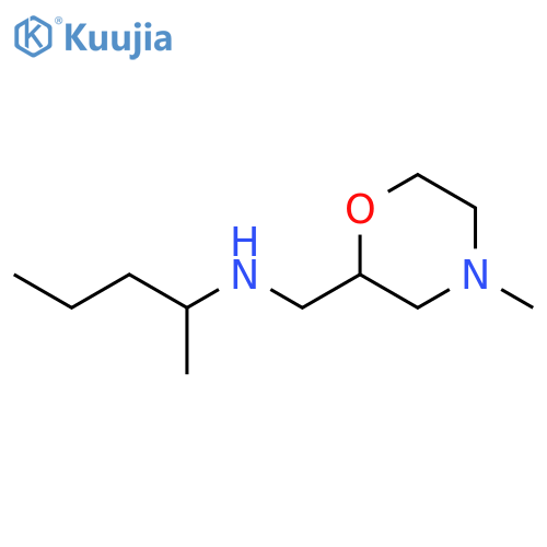 (4-methylmorpholin-2-yl)methyl(pentan-2-yl)amine structure