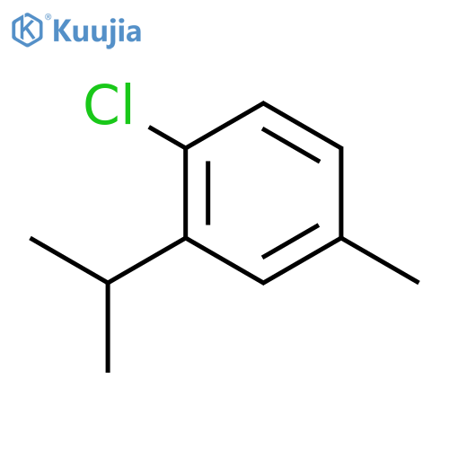 Benzene,1-chloro-4-methyl-2-(1-methylethyl)- structure