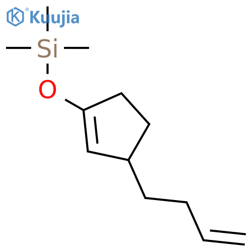 Silane, [[3-(3-butenyl)-1-cyclopenten-1-yl]oxy]trimethyl- structure