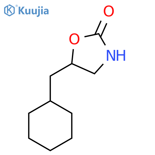 5-(cyclohexylmethyl)-1,3-oxazolidin-2-one structure