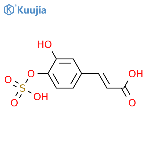Caffeic Acid 4-Sulfate structure