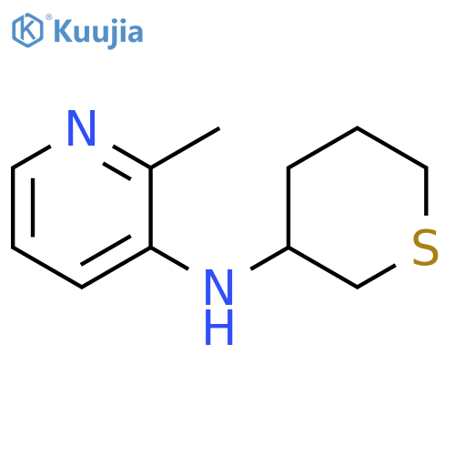 2-methyl-N-(thian-3-yl)pyridin-3-amine structure
