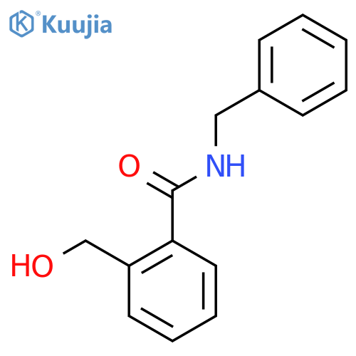 Benzamide, 2-(hydroxymethyl)-N-(phenylmethyl)- structure