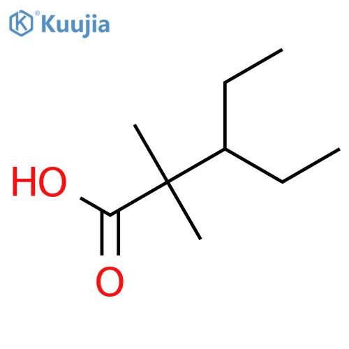 3-ethyl-2,2-dimethylpentanoic acid structure