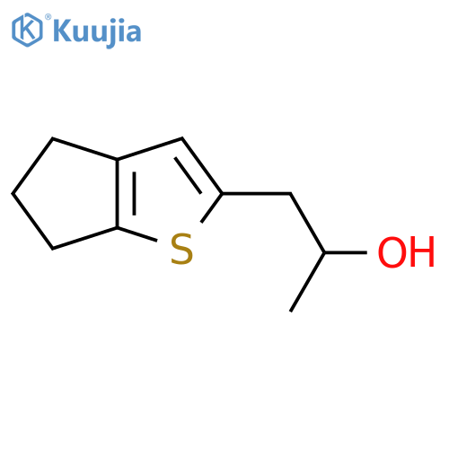 1-{4H,5H,6H-cyclopentabthiophen-2-yl}propan-2-ol structure