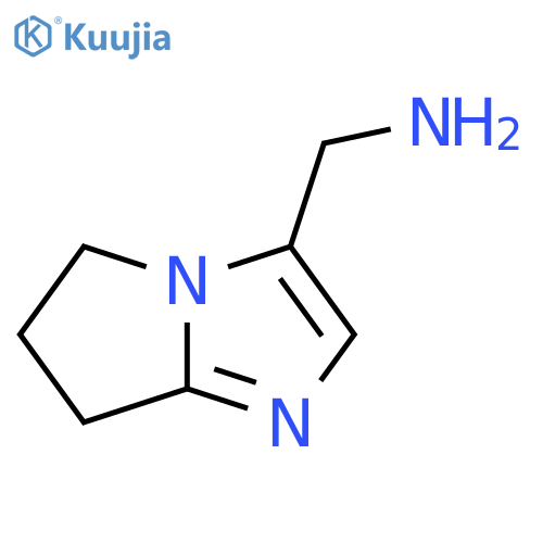{5H,6H,7H-pyrrolo1,2-aimidazol-3-yl}methanamine structure