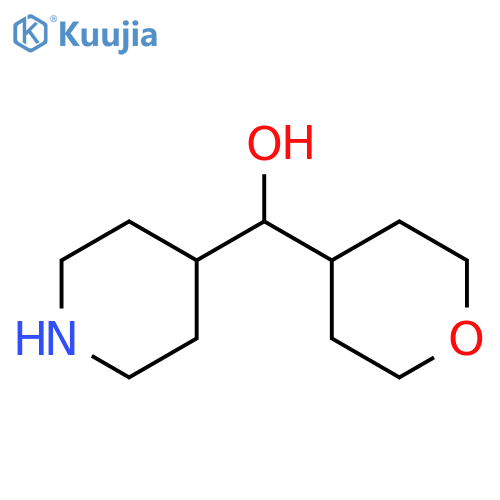 (oxan-4-yl)(piperidin-4-yl)methanol structure