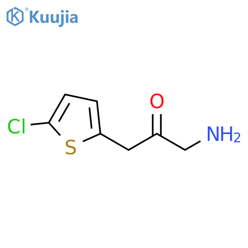 2-Propanone, 1-amino-3-(5-chloro-2-thienyl)- structure