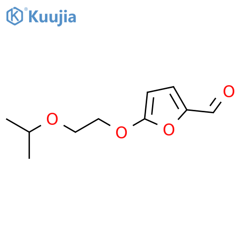 2-Furancarboxaldehyde, 5-[2-(1-methylethoxy)ethoxy]- structure