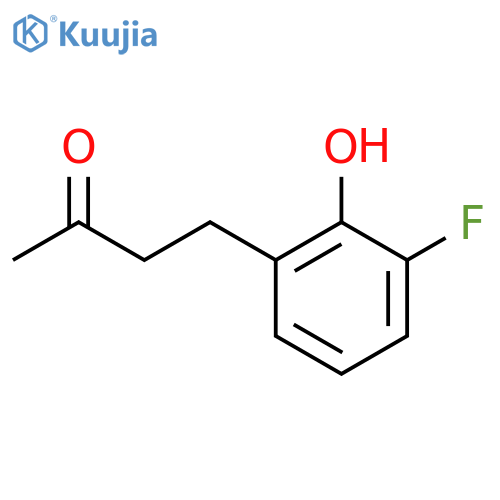 4-(3-fluoro-2-hydroxyphenyl)butan-2-one structure