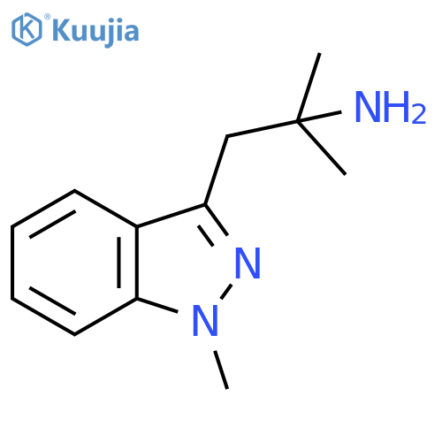 2-methyl-1-(1-methyl-1H-indazol-3-yl)propan-2-amine structure
