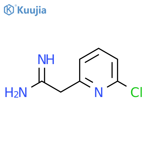 2-(6-chloropyridin-2-yl)ethanimidamide structure