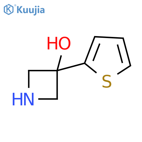 3-(thiophen-2-yl)azetidin-3-ol structure