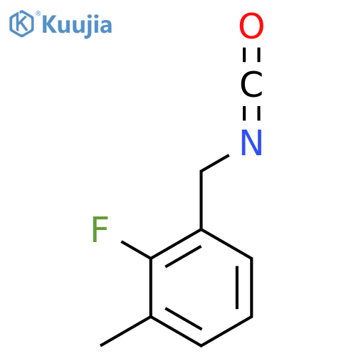 2-fluoro-1-(isocyanatomethyl)-3-methylbenzene structure