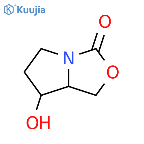 7-hydroxy-hexahydropyrrolo1,2-c1,3oxazol-3-one structure