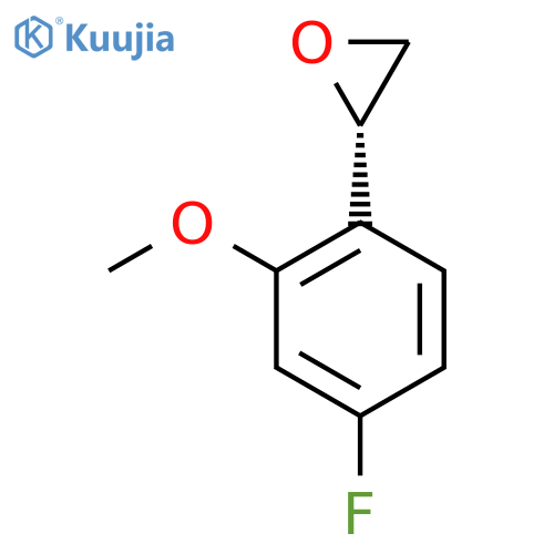 (2S)-2-(4-fluoro-2-methoxyphenyl)oxirane structure