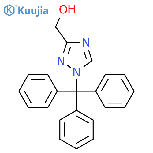 (1-Trityl-1H-1,2,4-triazol-3-yl)methanol structure