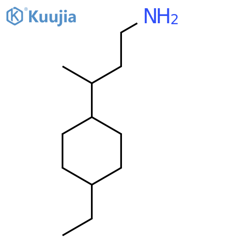 3-(4-ethylcyclohexyl)butan-1-amine structure