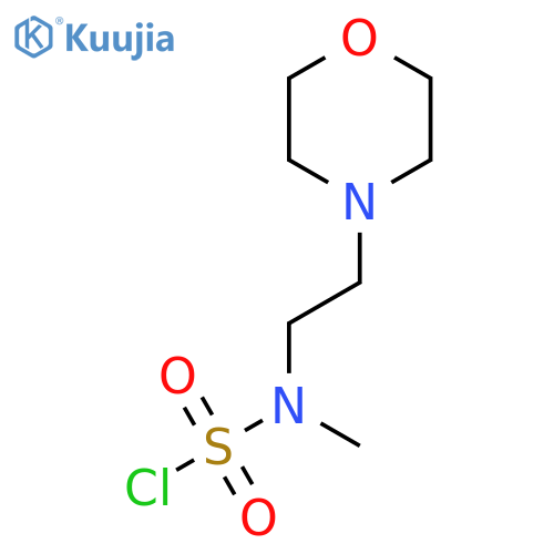 N-methyl-N-[2-(morpholin-4-yl)ethyl]sulfamoyl chloride structure