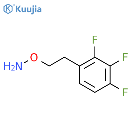 O-2-(2,3,4-trifluorophenyl)ethylhydroxylamine structure
