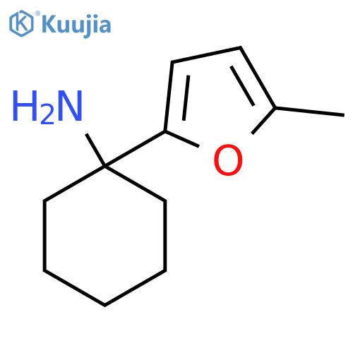 1-(5-methylfuran-2-yl)cyclohexan-1-amine structure