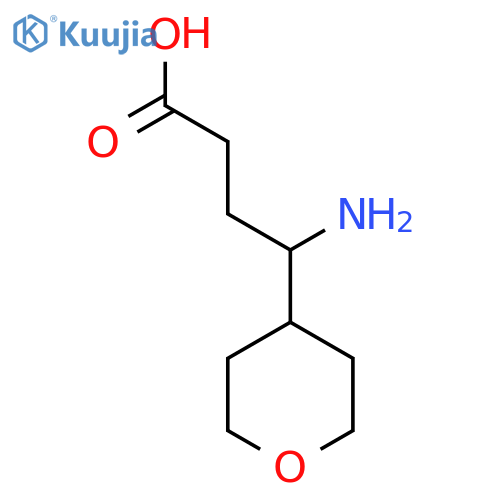 4-amino-4-(oxan-4-yl)butanoic acid structure