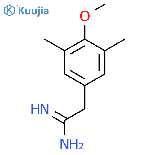 2-(4-methoxy-3,5-dimethylphenyl)ethanimidamide structure