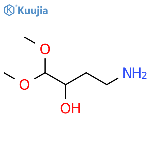 2-Butanol, 4-amino-1,1-dimethoxy- structure