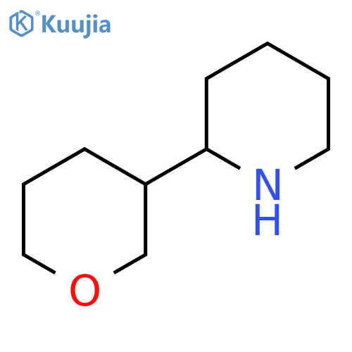 2-(oxan-3-yl)piperidine structure