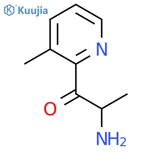 2-amino-1-(3-methylpyridin-2-yl)propan-1-one structure