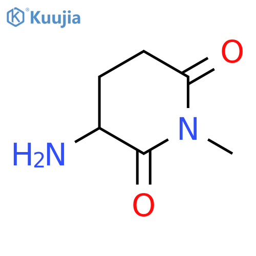 3-amino-1-methyl-piperidine-2,6-dione structure