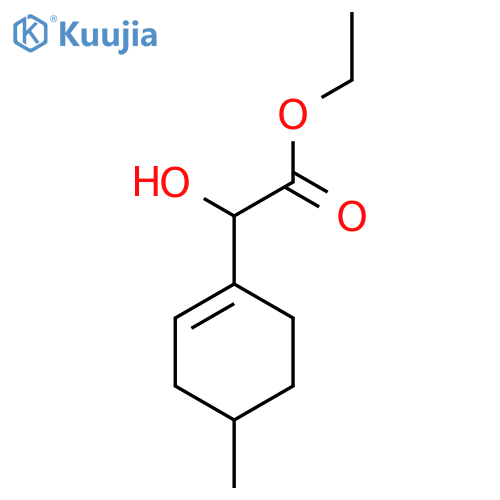 Ethyl 2-hydroxy-2-(4-methylcyclohexen-1-yl)acetate structure