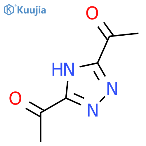 Ethanone,1-(3-acetyl-1H-1,2,4-triazol-5-yl)- structure