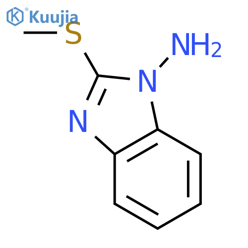 1H-Benzimidazol-1-amine,2-(methylthio)- structure