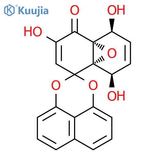 Spiro[4a,8a-epoxynaphthalene-1(4H),2'-naphtho[1,8-de][1,3]dioxin]-4-one, 5,8-dihydro-3,5,8-trihydroxy-, (4aR,5S,8R,8aS)- (9CI) structure