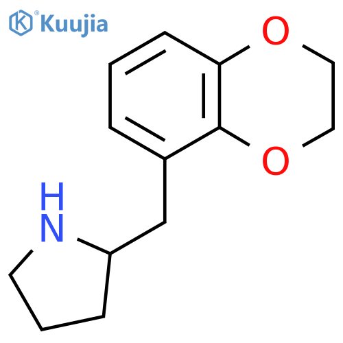 2-(2,3-dihydro-1,4-benzodioxin-5-yl)methylpyrrolidine structure