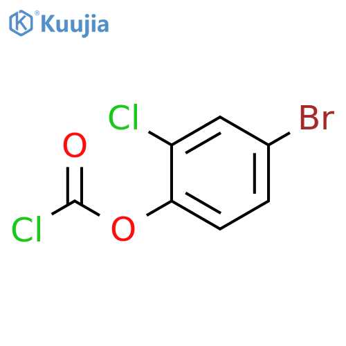 4-bromo-2-chlorophenyl chloroformate structure