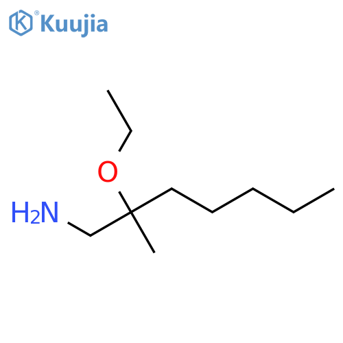 2-ethoxy-2-methylheptan-1-amine structure