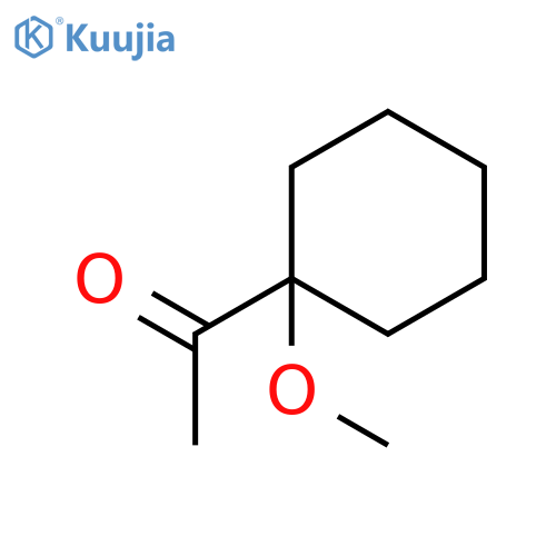 1-(1-methoxycyclohexyl)ethan-1-one structure