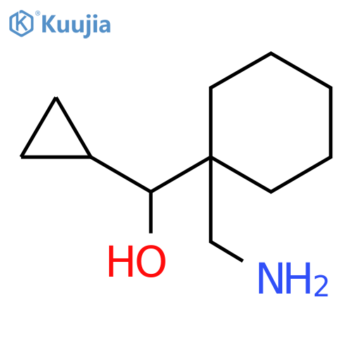 Cyclohexanemethanol, 1-(aminomethyl)-α-cyclopropyl- structure
