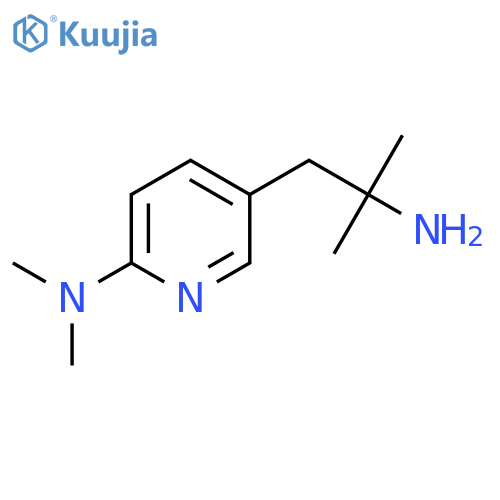 5-(2-amino-2-methylpropyl)-N,N-dimethylpyridin-2-amine structure