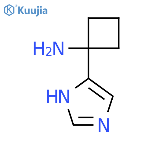 1-(1H-imidazol-5-yl)cyclobutan-1-amine structure