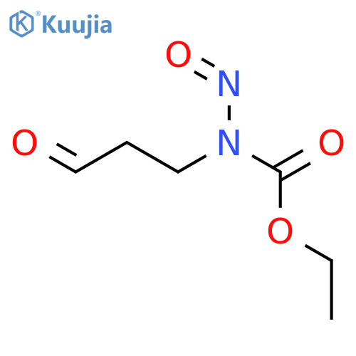 Carbamic acid,nitroso(3-oxopropyl)-, ethyl ester (9CI) structure