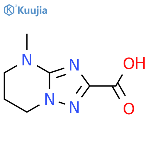 4-methyl-4H,5H,6H,7H-1,2,4triazolo1,5-apyrimidine-2-carboxylic acid structure