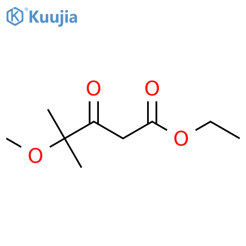 ethyl 4-methoxy-4-methyl-3-oxopentanoate structure
