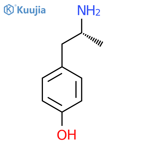 (R)-4-(2-Aminopropyl)phenol structure