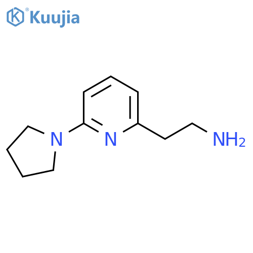 2-(6-(Pyrrolidin-1-yl)pyridin-2-yl)ethan-1-amine structure