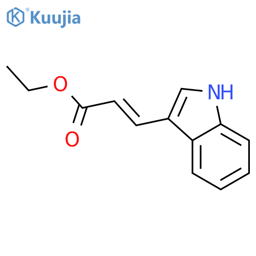 Ethylindole-3-acrylate,(Indole-3-acrylicacidethyl ester) structure