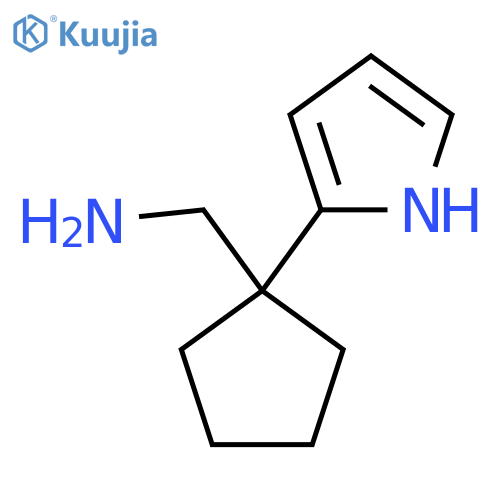 1-(1H-pyrrol-2-yl)cyclopentylmethanamine structure